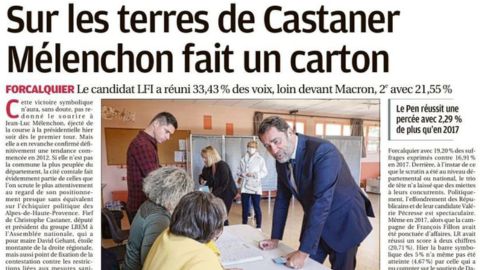 Sur les terres de Castaner Mélenchon fait un carton