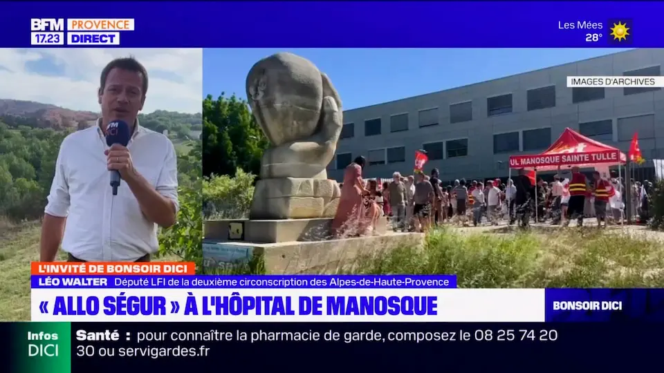 Sur BFM DICI pour parler des luttes dans le département